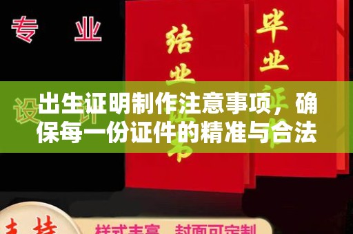 九江出生证明制作注意事项，确保每一份证件的精准与合法